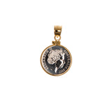 Australian 5 Cent Yellow Gold Filled Bezel - Vintage Spirit - Handcrafted Coin Creations