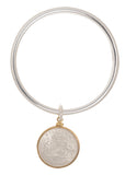 Australian Florin Sterling Silver Bangle - Vintage Spirit - Handcrafted Coin Creations