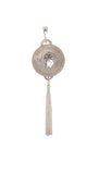 Australian Shilling Pendant with Sterling Silver Tassel - Vintage Spirit - Handcrafted Coin Creations