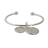 Australian Sixpence and Threepence Cuff Bangle - Vintage Spirit - Handcrafted Coin Creations