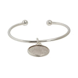 Australian Sixpence Cuff Bracelet - Vintage Spirit - Handcrafted Coin Creations