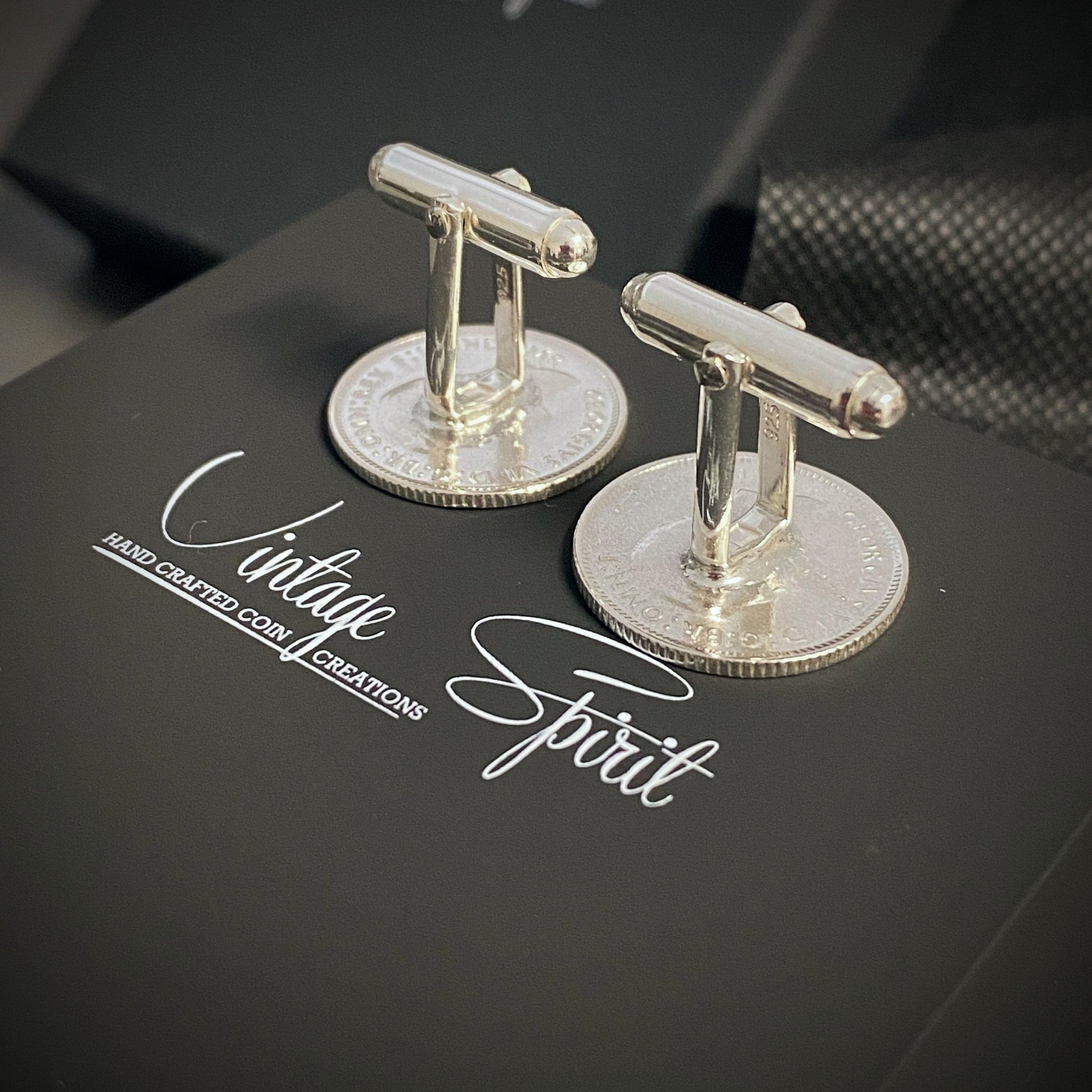 Australian Sixpence Cufflinks - Vintage Spirit - Handcrafted Coin Creations