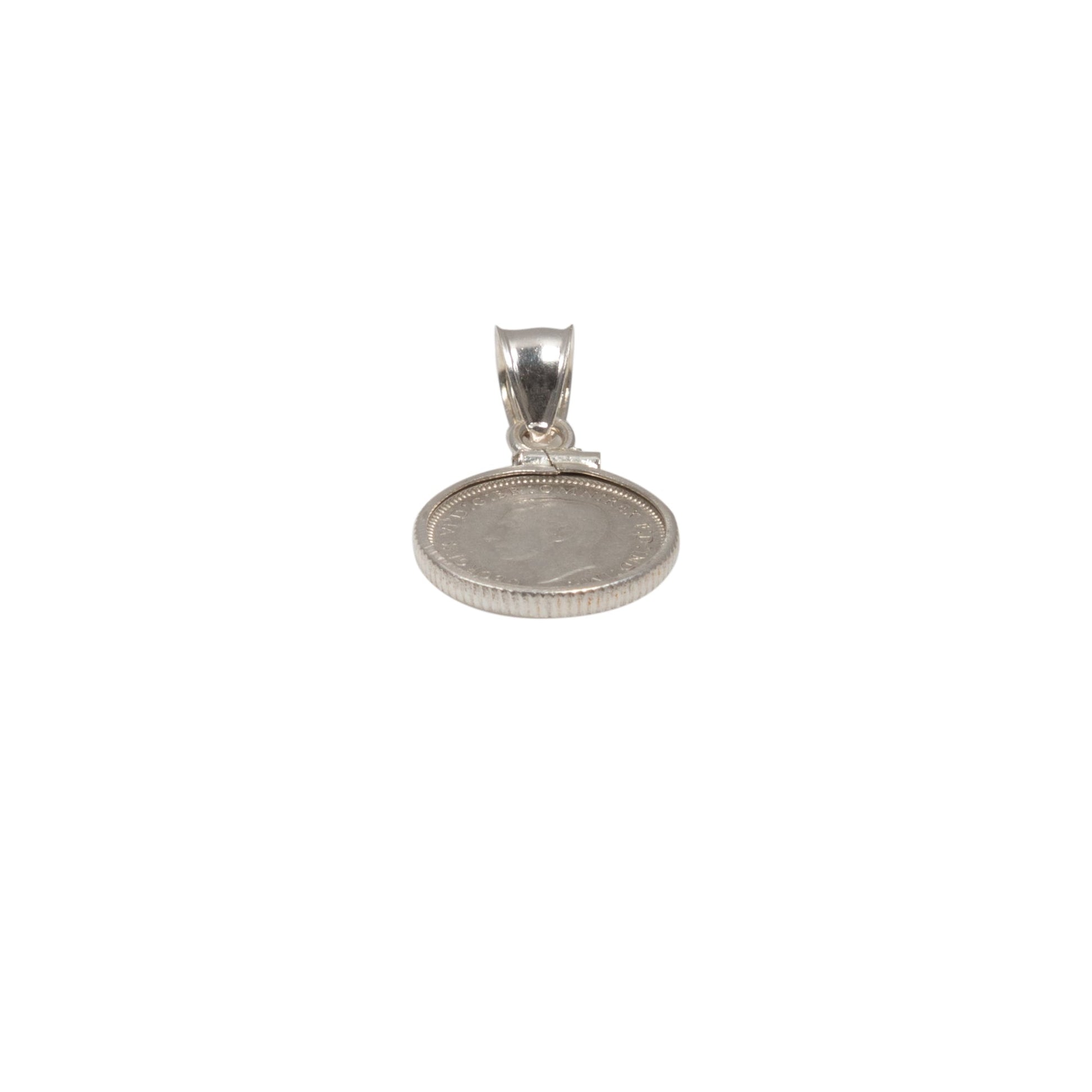 Australian Threepence Sterling Silver Bezel - Vintage Spirit - Handcrafted Coin Creations