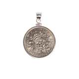 British Florin Sterling Silver Bezel - Vintage Spirit - Handcrafted Coin Creations