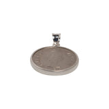 British Florin Sterling Silver Bezel - Vintage Spirit - Handcrafted Coin Creations
