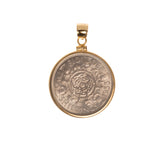 British Florin Yellow Gold Filled Bezel - Vintage Spirit - Handcrafted Coin Creations
