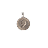 British Sixpence Sterling Silver Bezel - Vintage Spirit - Handcrafted Coin Creations